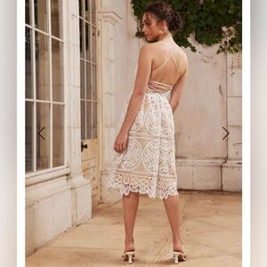 Two Sisters Kate Lace Open Back Dress H2